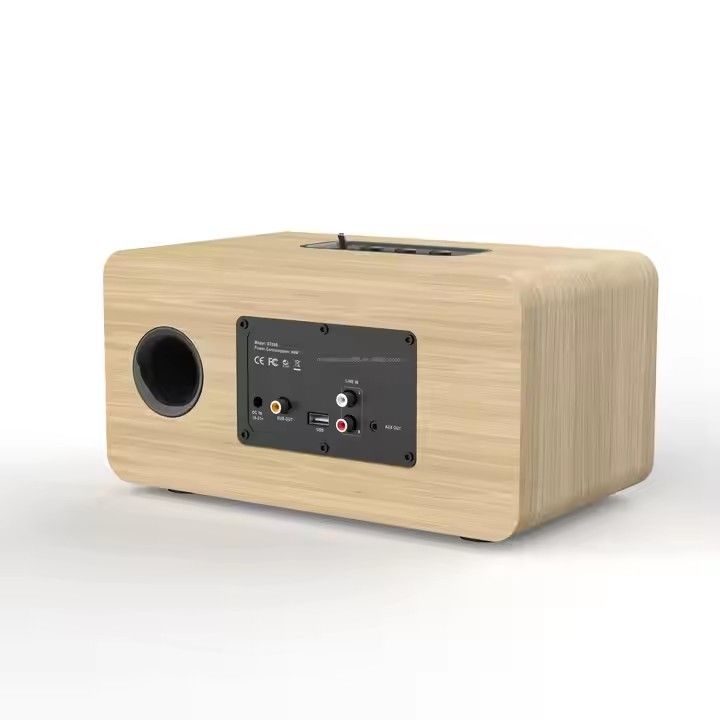 2 Channels 2.0 Wireless Portable Bluetooth Speakers with Battery Power Source and Usb Connectivity